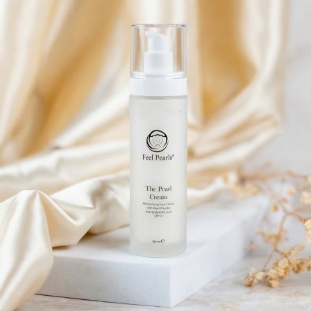 Hydratační pleťový krém s perlovým práškem a kyselinou hyaluronovou SPF 15 – 50ml